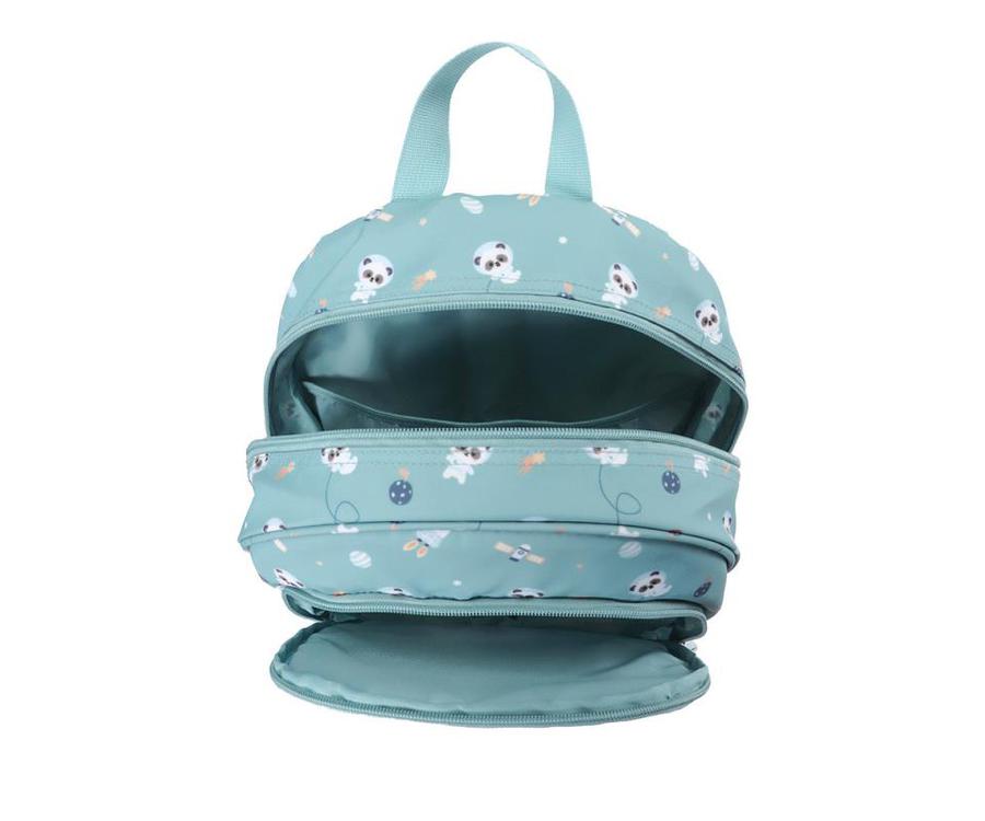 Mochila Mediana Pandas in Space Llavero