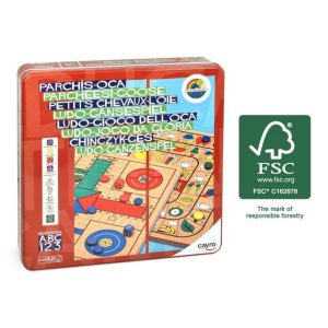 Parchís-Oca  Caja metálica 