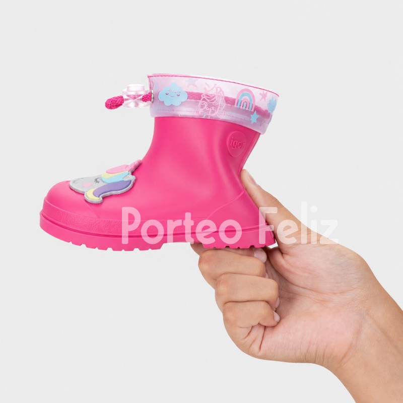 Bota de agua Mendi Unicornio Fucsia