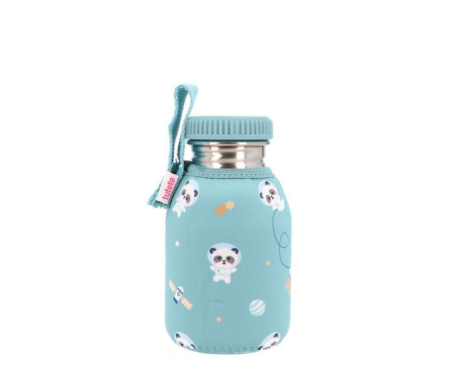 Botella Acero Con Funda Pandas In Space 350ml