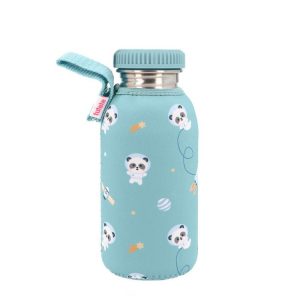 Botella Acero Con Funda Pandas in Space 500ml