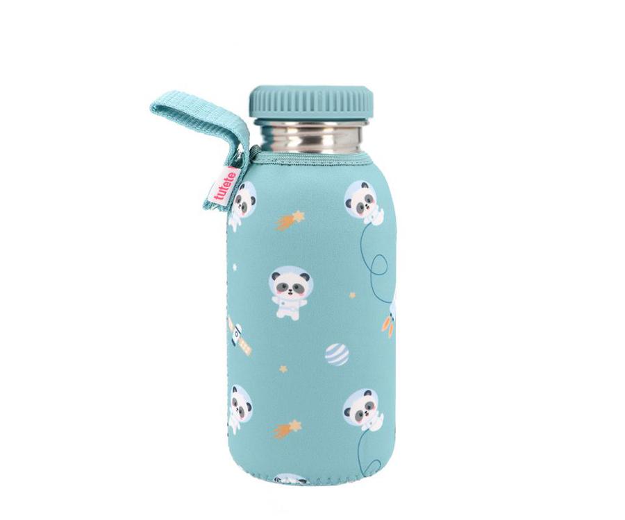 Botella Acero Con Funda Pandas in Space 500ml