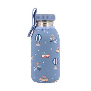 Botella Acero con Funda Planes 500ml
