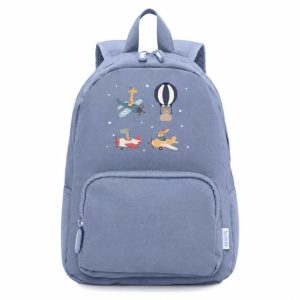 Mochila Color Solid Marine Planes