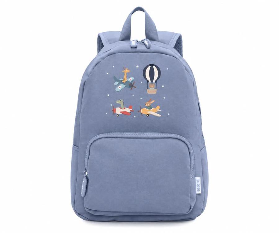 Mochila Color Solid Marine Planes