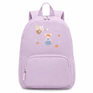 Mochila Solid Color Lavender Mouse Fairies