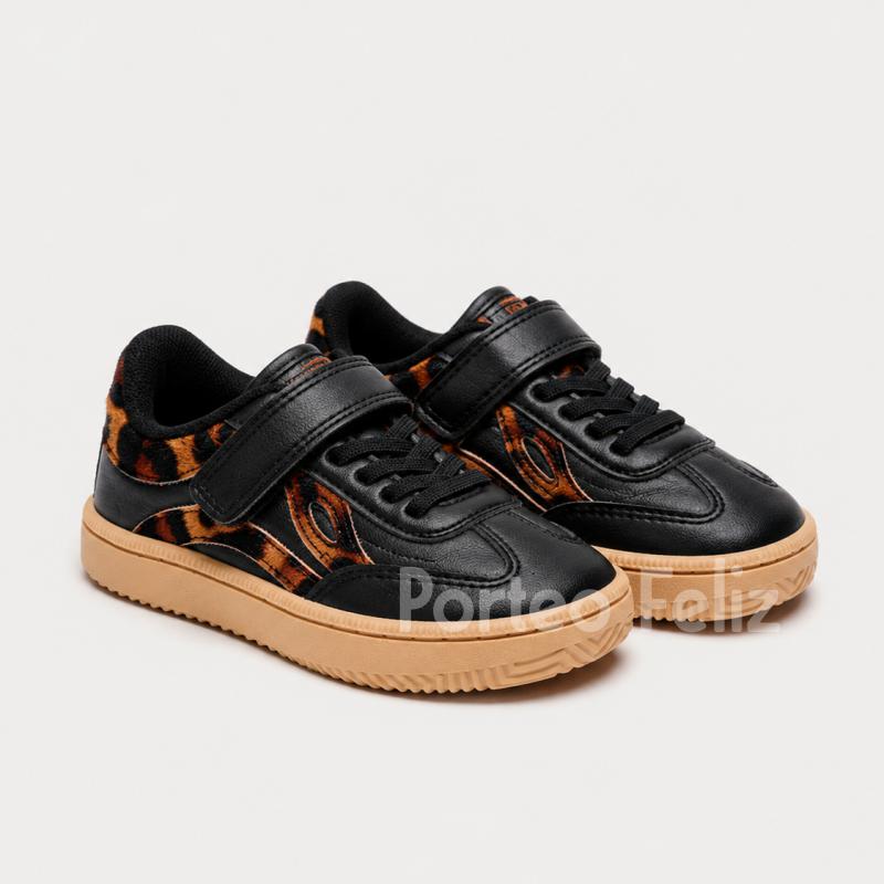 Zapato Lejan One Leopardo Negro E L 