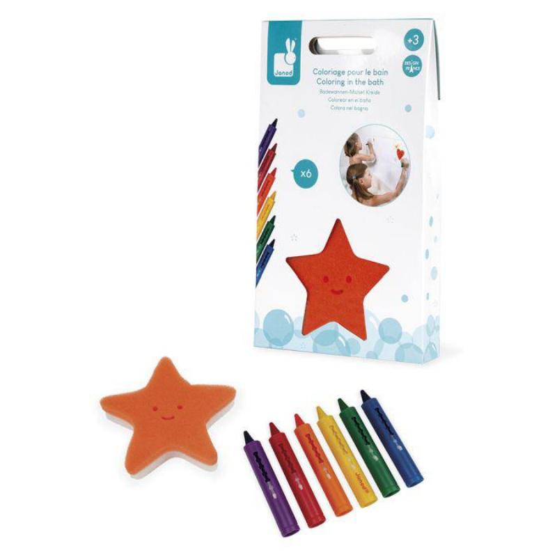 Ceras para colorear en el baño
