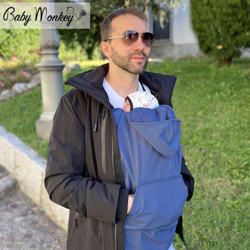 Cobertor Media Temporada Azul Baby Monkey
