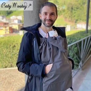 Cobertor Media Temporada Gris Baby Monkey