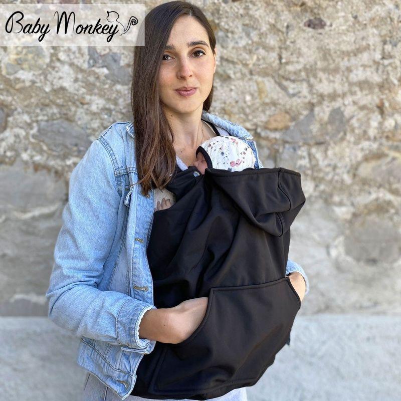 Cobertor Media Temporada Negro Baby Monkey