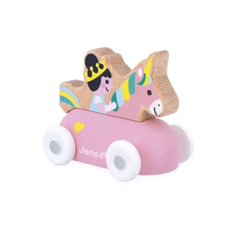Coche princesa de madera Cross Roads