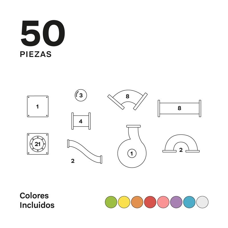 Imanix Tobogán 50 piezas