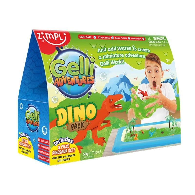 Juego sensorial Gelli worlds Dinos