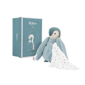 Peluche pingüino besucón verde