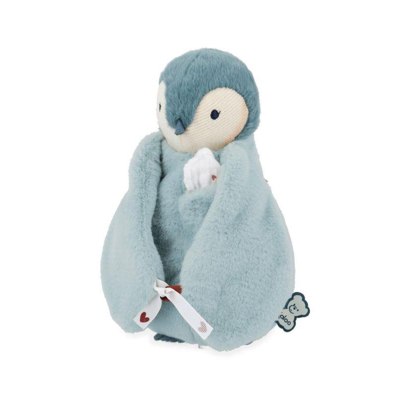 Peluche pingüino besucón verde