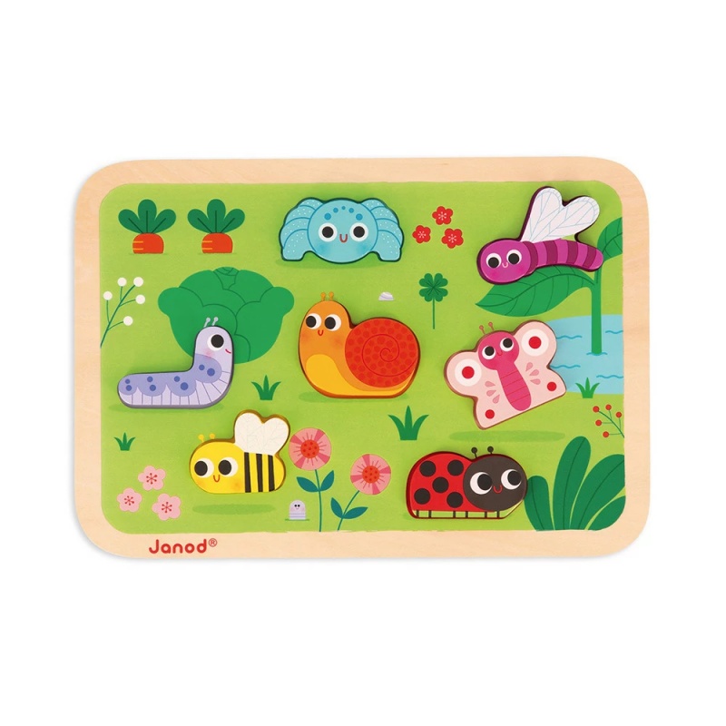 Puzzle de encastre El Jardín